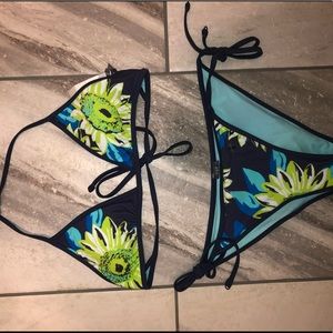 Aerie Triangle Bikini Top and Bottom